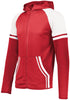 Holloway Youth Retro Grade Jacket (229661), Color 'Scarlet/White'